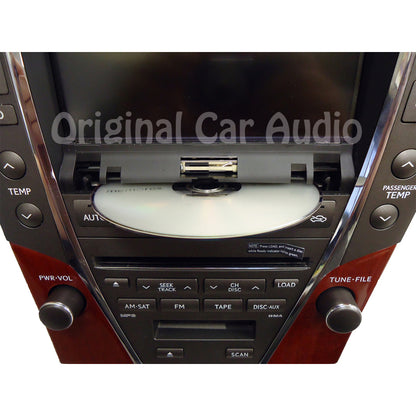 Refurbished 2007 - 2009 Lexus ES350 OEM Radio Navigation 6 CD Changer Climate Control