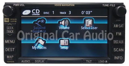 E7008 Toyota Navigation GPS Radio MP3 AUX Sat JBL OEM