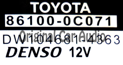 E7043 2013 Toyota Sequoia Navigation gps system radio cd player