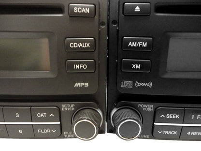 Hyundai ELANTRA Radio XM Satellite MP3 CD Player Brown