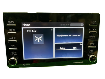 2020 - 2023 Toyota Tacoma Sienna OEM Entune 3.0 Base Multi Media AM FM SAT Bluetooth Radio Receiver Touch Screen