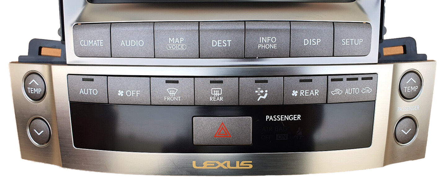 REPAIR 2008-2015 LEXUS LX570 OEM Navigation Climate Control Media Display Screen