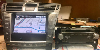 2010 - 2012 Lexus LS460 stereo radio 6 disc changer Mp3 CD player aux
