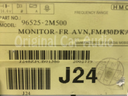2013 2014 2015 Hyundai  Genesis OEM Navigation Display Screen 96525-2M500