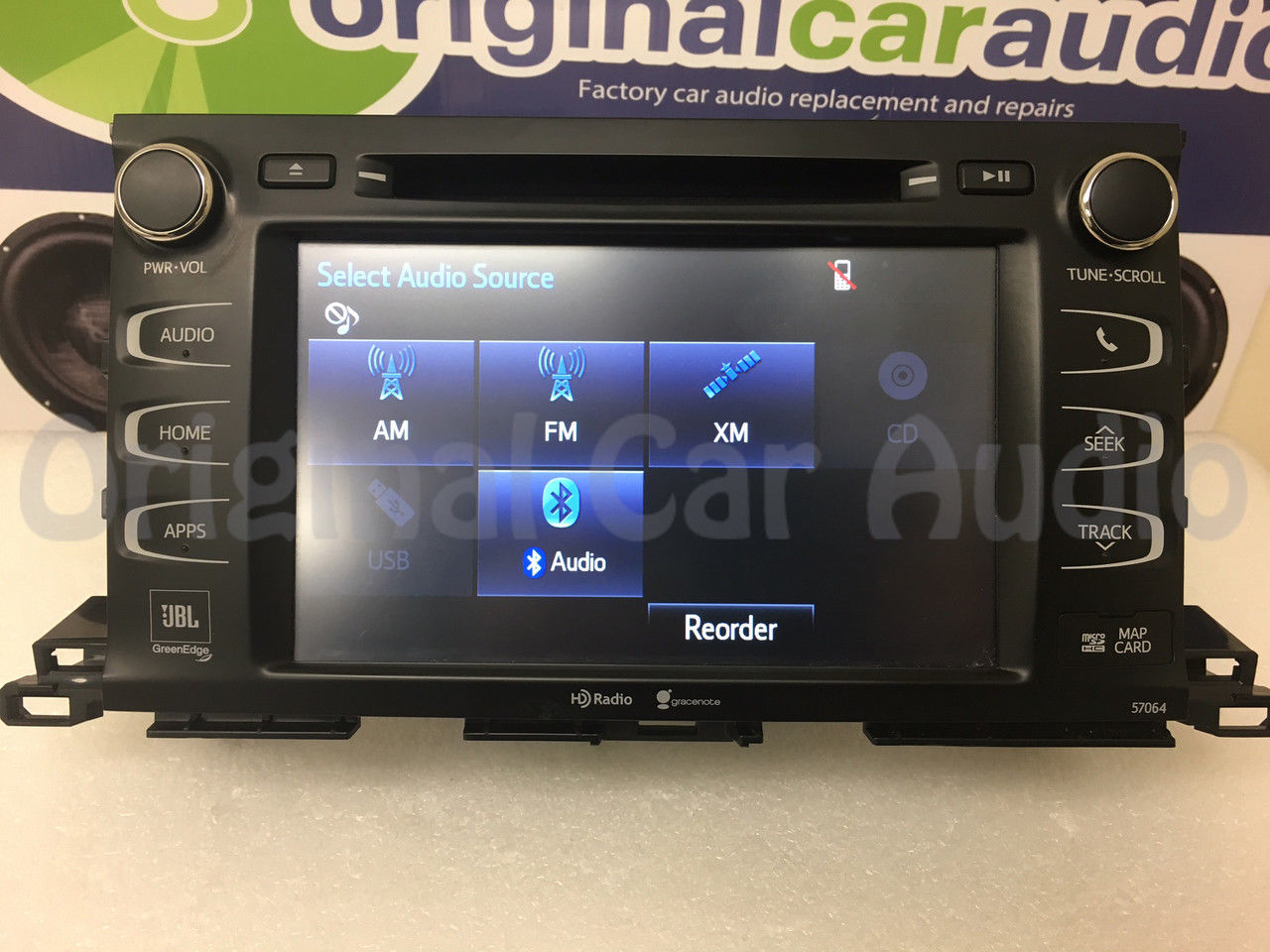 2014 - 2020 Toyota Highlander OEM Navigation Touch Screen Replacement Repair