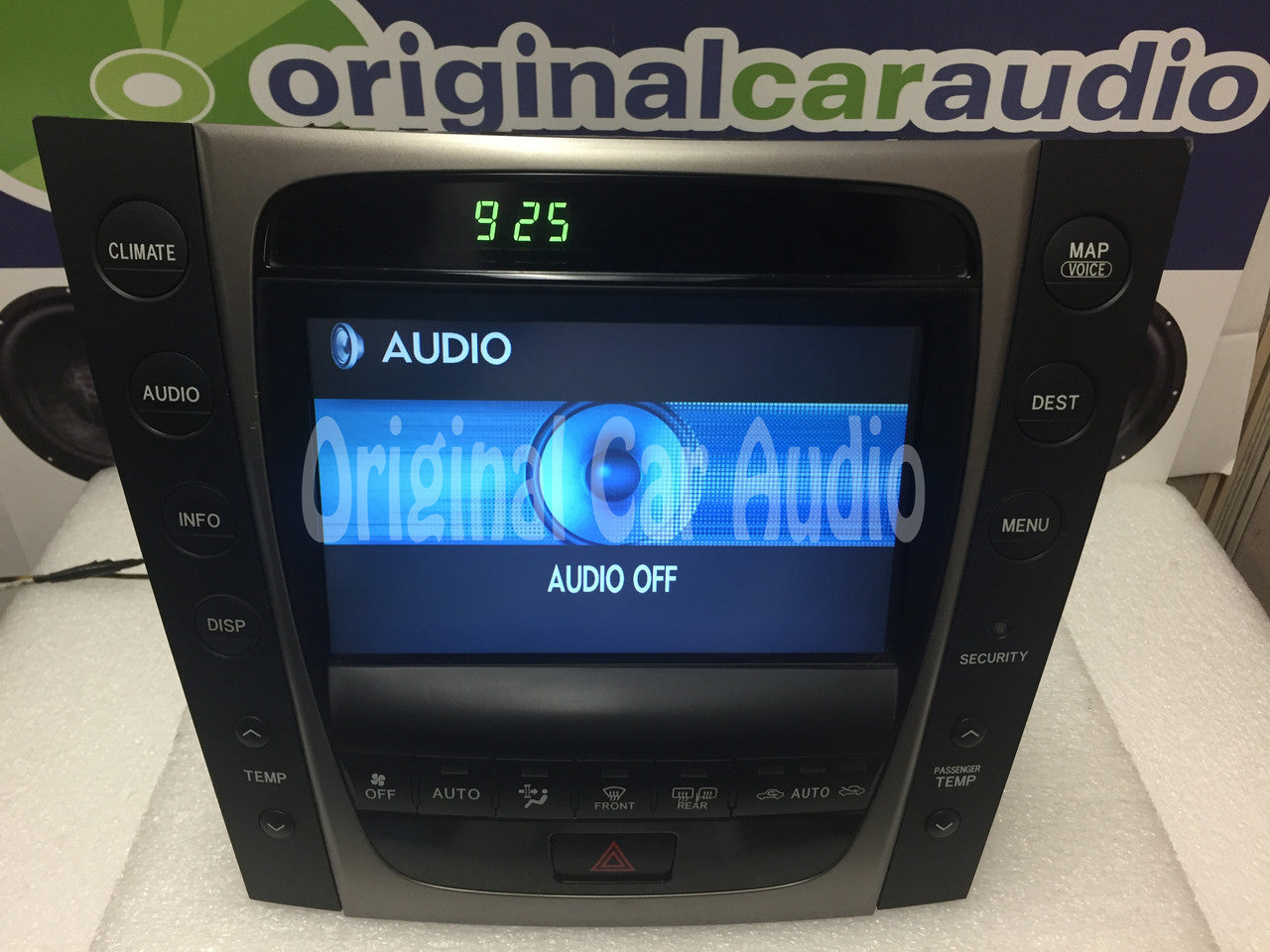 Refurbished 2007 Lexus GS450H Navigation GPS CD Radio Display Information Screen OEM Climate Control