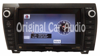 TOYOTA 2010 -2013  Sequoia Tundra Navigation GPS System Bluetooth Radio  AM FM 4 Disc CD Player