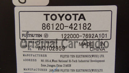 Toyota Rav4 XM JBL Radio MP3 and 6 CD Changer 11836 2006 2007 2008 2009 2010 2011 06 07 08 09 10 11