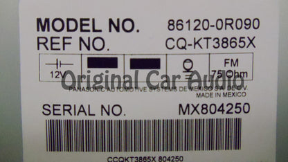 Toyota Rav4 XM Radio MP3 and 6 Disc CD Changer 86120-0R110 2005-2009
