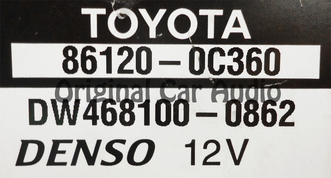 E7030 TOYOTA Sequoia Tundra Navigation GPS System Radio