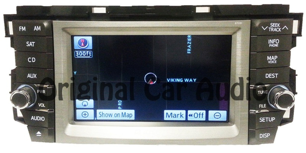 Refurbished 2011 - 2012 TOYOTA Avalon OEM Navigation JBL Radio Stereo 4 Disc Changer MP3 CD Player Satellite Bluetooth Ready E7031