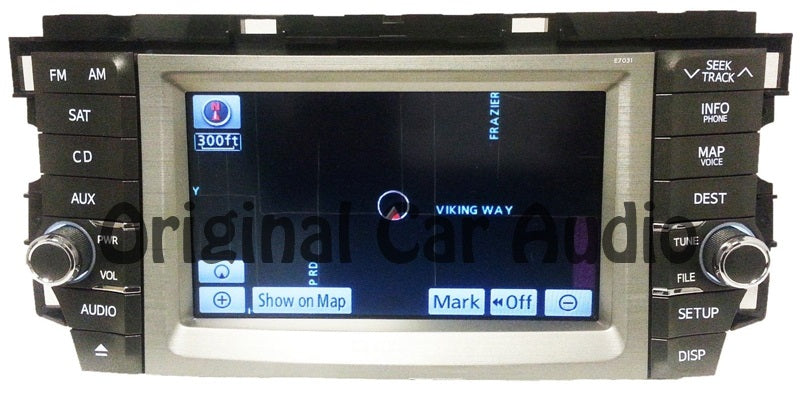 2011 2012 TOYOTA Avalon OEM Navigation GPS JBL AM FM Radio 4 Disc Changer MP3