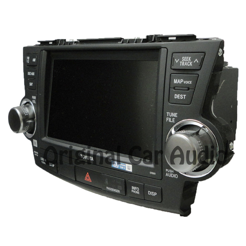 REMAN TOYOTA Factory JBL Navigation Radio XM MP3 and CD Player