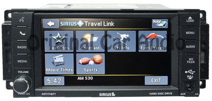 Refurbished 2007 - 2013 JEEP DODGE CHRYSLER OEM MyGig Navigation Radio CD Player SAT Receiver RHB