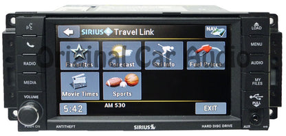 2007 - 2013 JEEP DODGE CHRYSLER OEM MyGig Navigation Radio CD Player SAT Receiver RHB