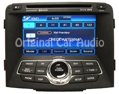 HYUNDAI Sonata Navigation GPS Satellite XM Radio CD Player