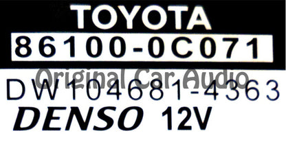 2013 2014 E7043 TOYOTA Tundra Sequoia JBL Navigation GPS CD player MP3 Gracenote HD Bluetooth Radio