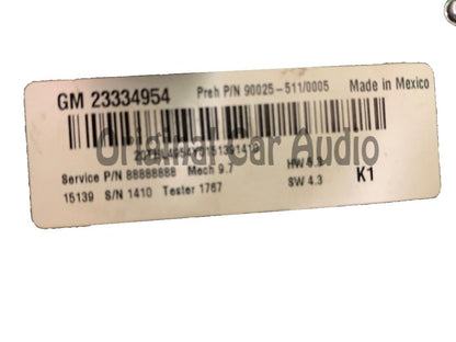 2012 - 2015 Chevrolet Chevy Equinox OEM Non-Navigation Radio Manual Climate Control Panel