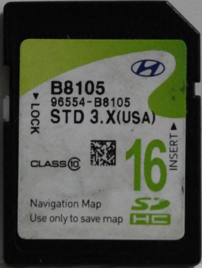 2013 - 2015 Hyundai Santa Fe OEM Navigation Maps Factory SD Card STD 3.X B8105