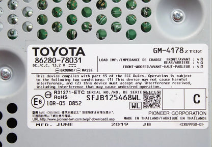 Repair of 2020 - 2021 Lexus NX300 OEM Pioneer Amp Radio Media Amplifier