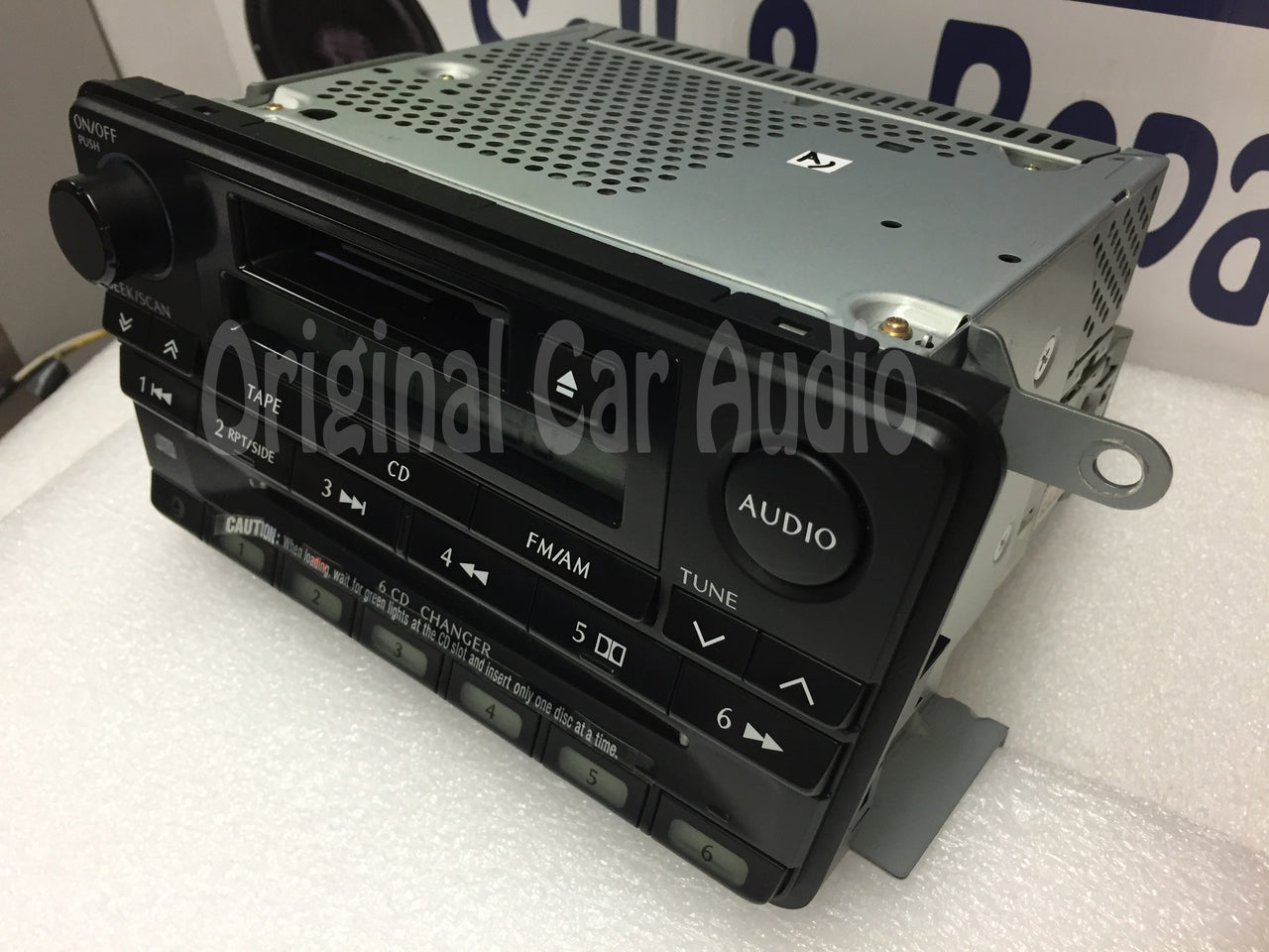 2004 INFINITI QX4 OEM BOSE STEREO AM/FM RADIO 6 CD CHANGER Tape CASSETTE PLAYER