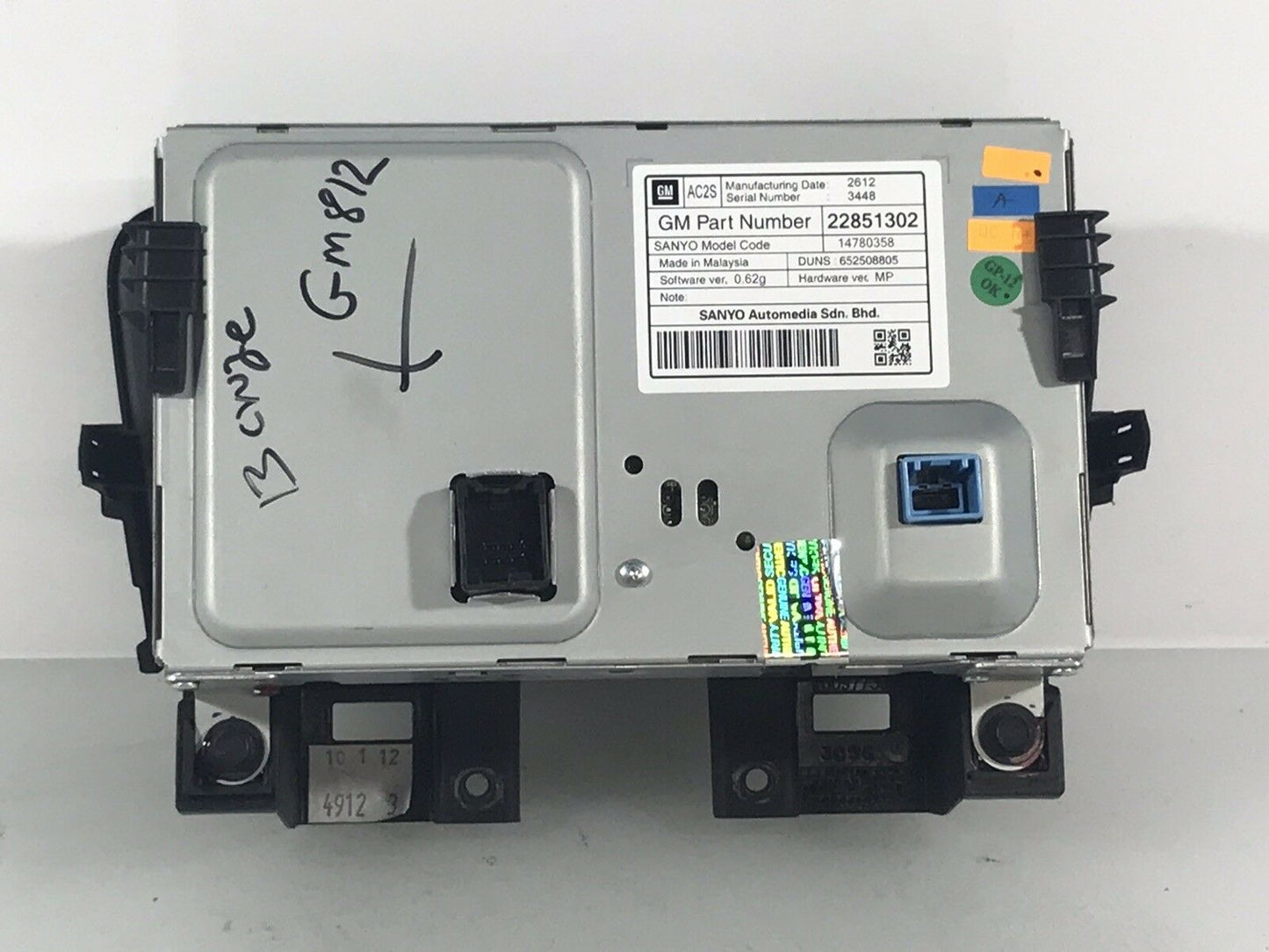 2012 - 2014 Buick Chevy Cruze Regal Verano OEM Radio Touch Display Screen with Bezel