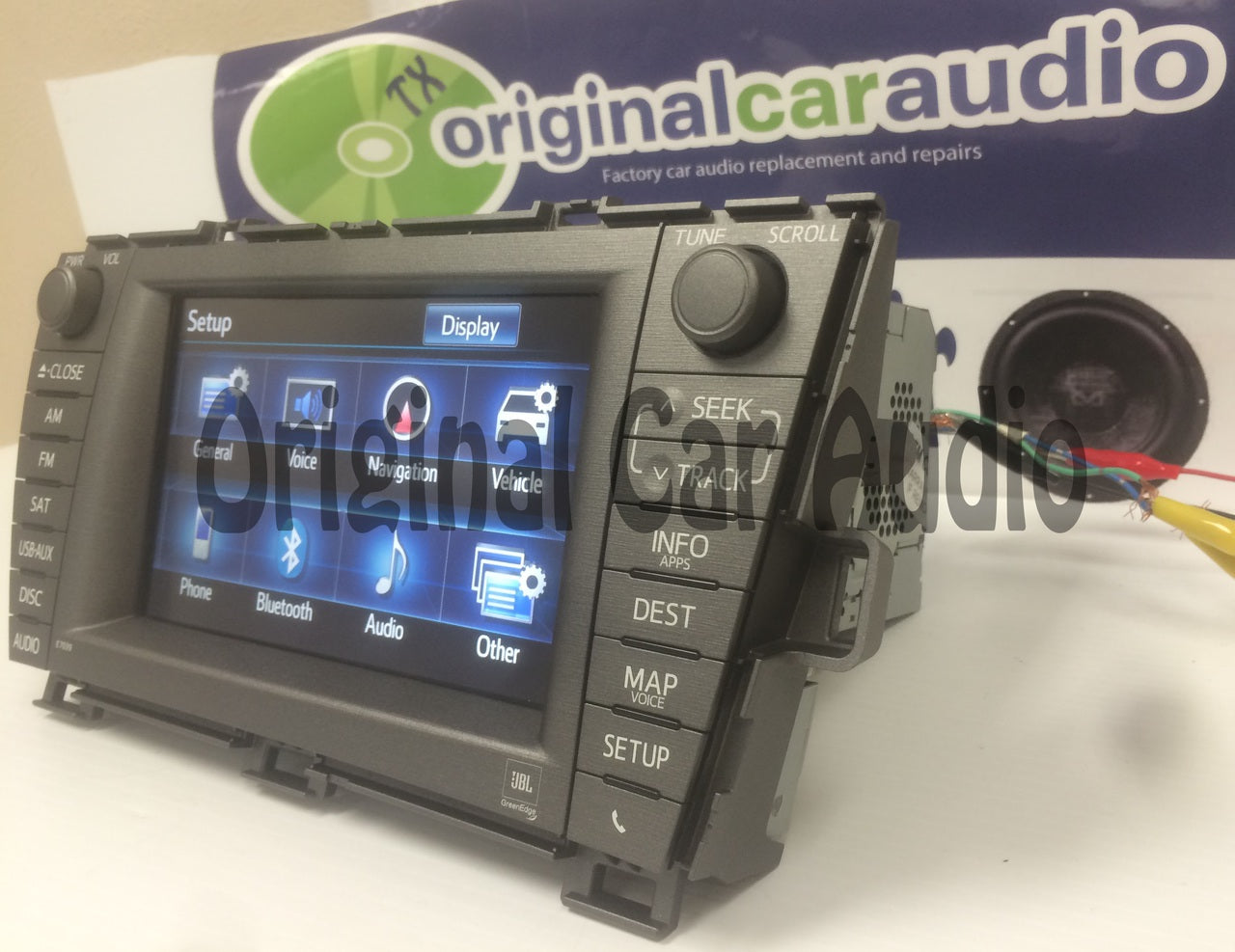 2013 2014 TOYOTA Prius Touch Screen Bluetooth AM FM Radio MP3 CD Player E7039 Factory OEM