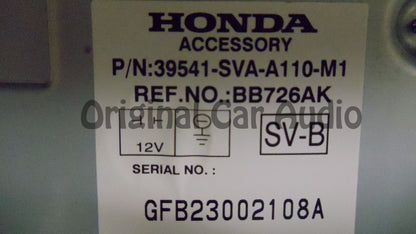 2007 2008 2009 Honda CIVIC Touch Screen Navigation XM Radio 6 Disc CD Changer with Climate Control BEZEL