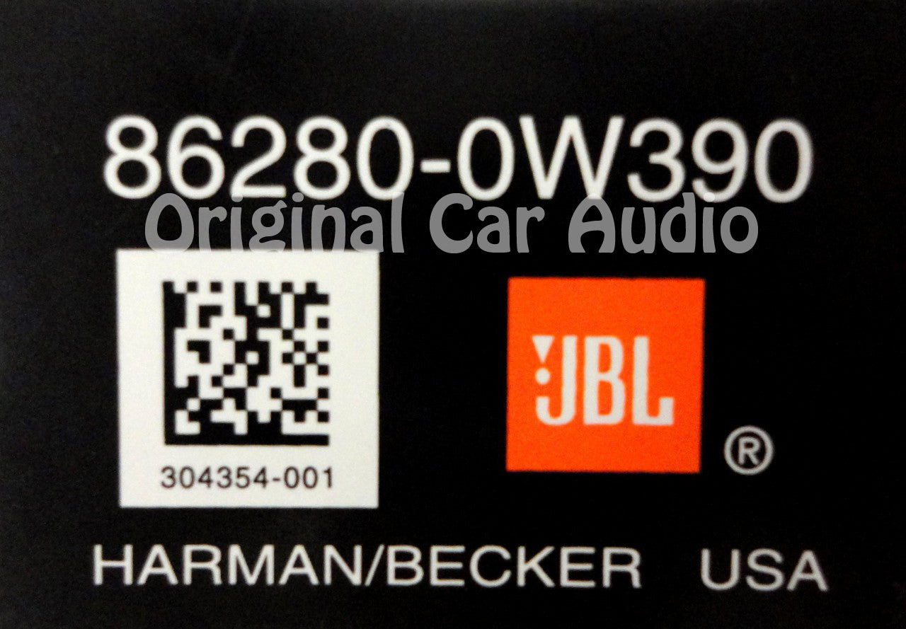Toyota Stereo Amplifier JBL amp 86280-0W390 86280-0W391 OEM