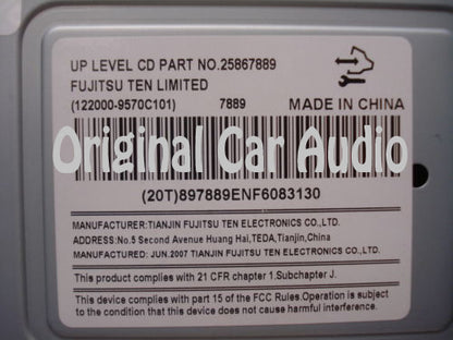 Unlocked 2008 2009 2010 Chevrolet Chevy Impala OEM AM FM Radio Stereo MP3 CD Player Receiver US8
