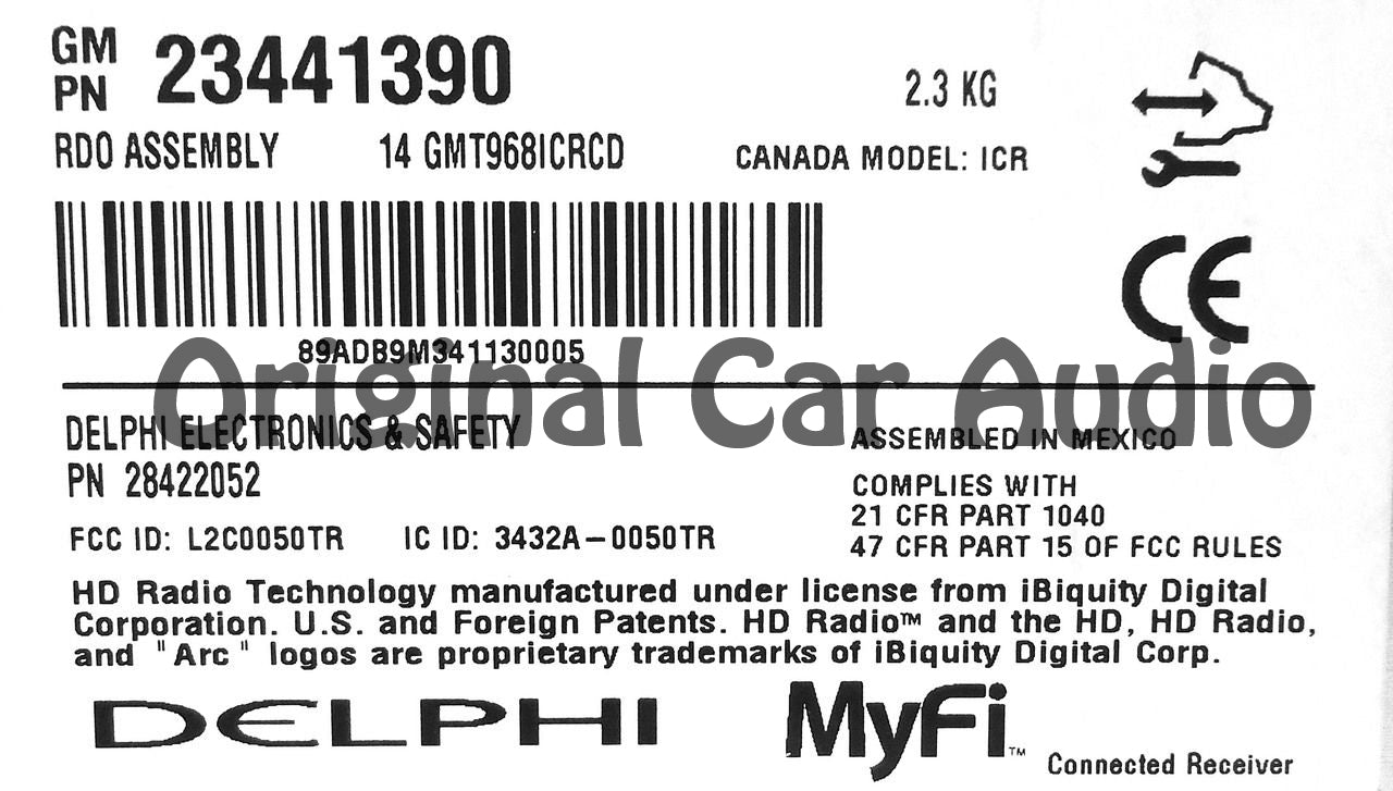 UNLOCKED 2013 2014 GMC Acadia OEM MyFi Radio AUX USB MP3 CD Player