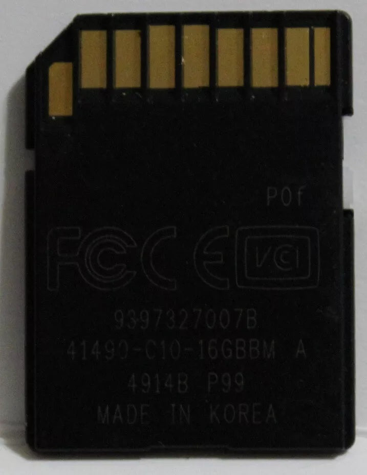 2014 - 2016 KIA SOUL OEM Navigation Maps SD Card STD 3.X B2351