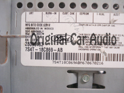 NEW 2005 - 2007 FORD Focus F250 F350 OEM Factory MP3 CD Player AM FM Radio Stereo Receiver