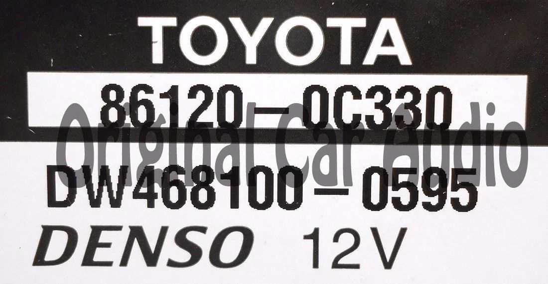 TOYOTA 2010 -2013  Sequoia Tundra Navigation GPS System Bluetooth Radio  AM FM 4 Disc CD Player