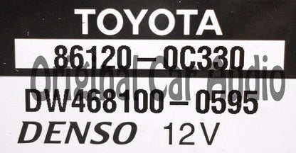 TOYOTA 2010 -2013  Sequoia Tundra Navigation GPS System Bluetooth Radio  AM FM 4 Disc CD Player