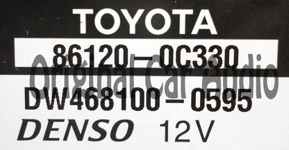 E7026 2013 2014 TOYOTA Tundra Sequoia JBL Navigation GPS CD Player HD Gracenote Bluetooth Satellite AM FM