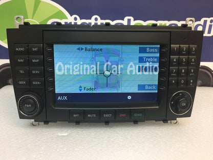 2005 - 2007 MERCEDES-BENZ C Class OEM  Command Non-Navigation Radio CD Player TYPE 203