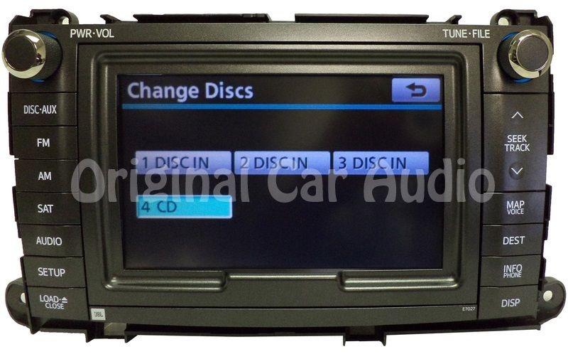 Repair YOUR 2009 - 2014 Toyota OEM Navigation GPS AM FM Radio Screen Repair ONLY