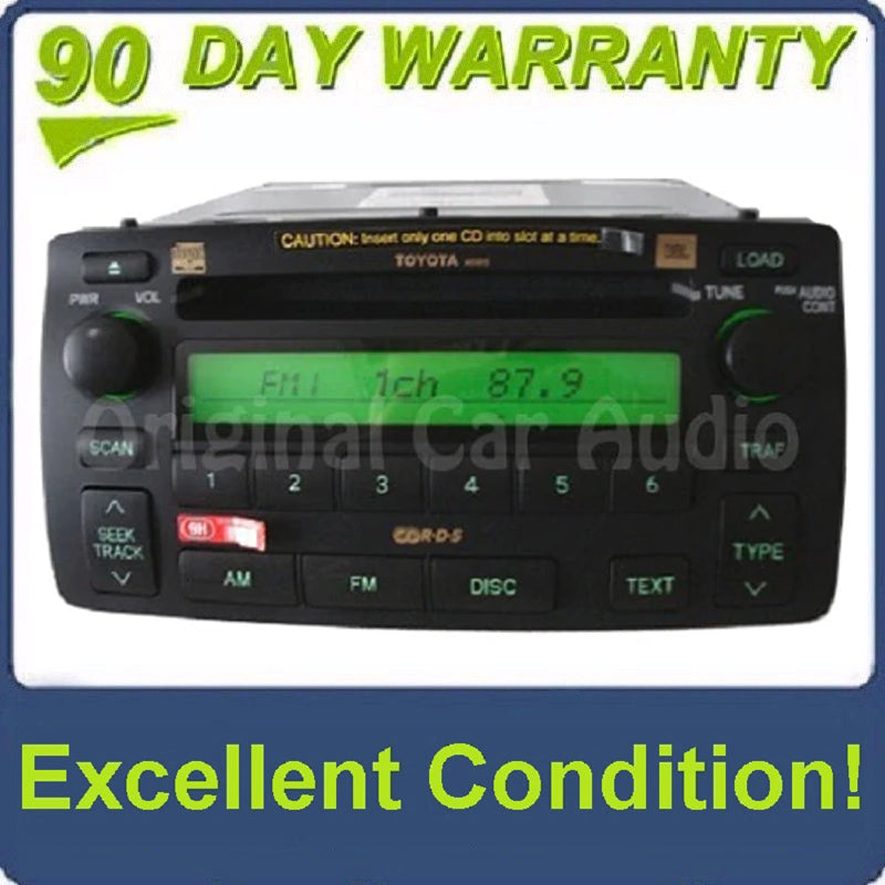 2004 - 2008 Toyota Corolla OEM JBL Radio 6 CD disc Player Changer A51815