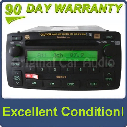 2004 - 2008 Toyota Corolla OEM JBL Radio 6 CD disc Player Changer A51815
