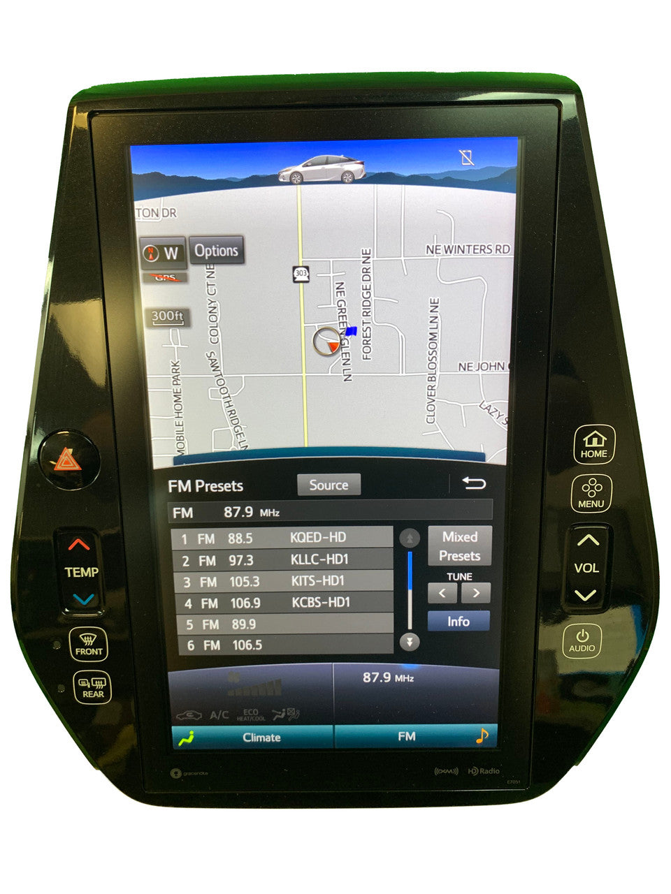 Repair Your 2017 - 2022 Toyota Prius OEM Navigation Display Touch Screen Repair Service