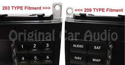 2005 - 2007 MERCEDES-BENZ C Class OEM  Command Non-Navigation Radio CD Player TYPE 203