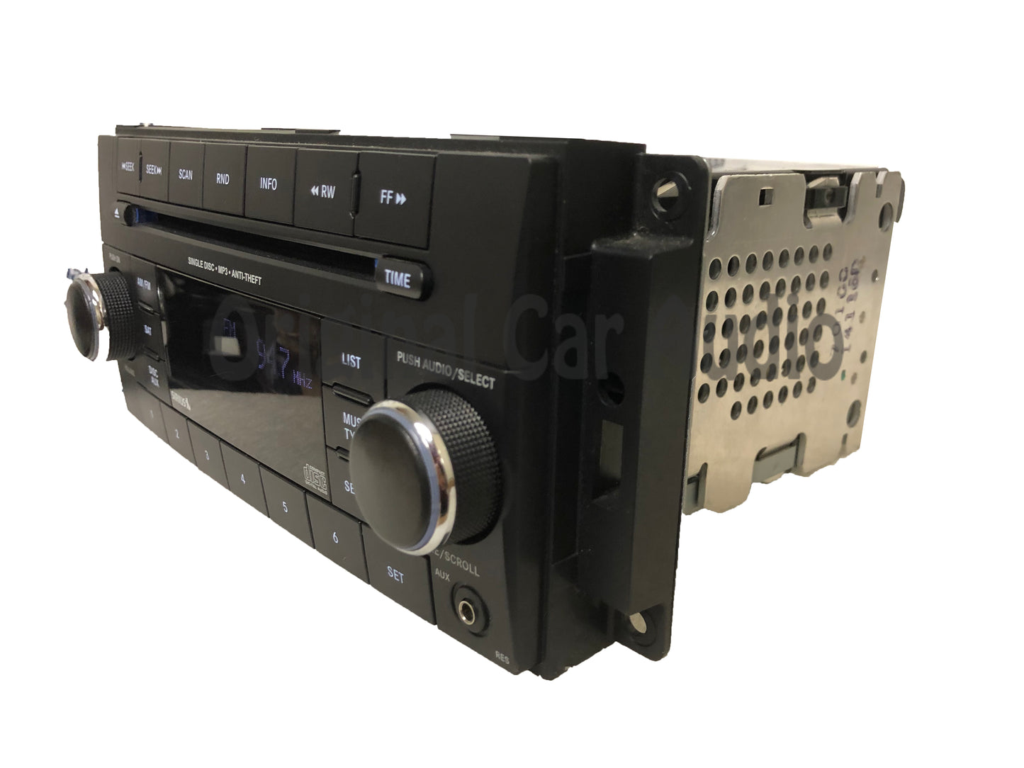 2007 - 2019 Chrysler Jeep Dodge OEM AM FM Radio CD Player RES BLUE