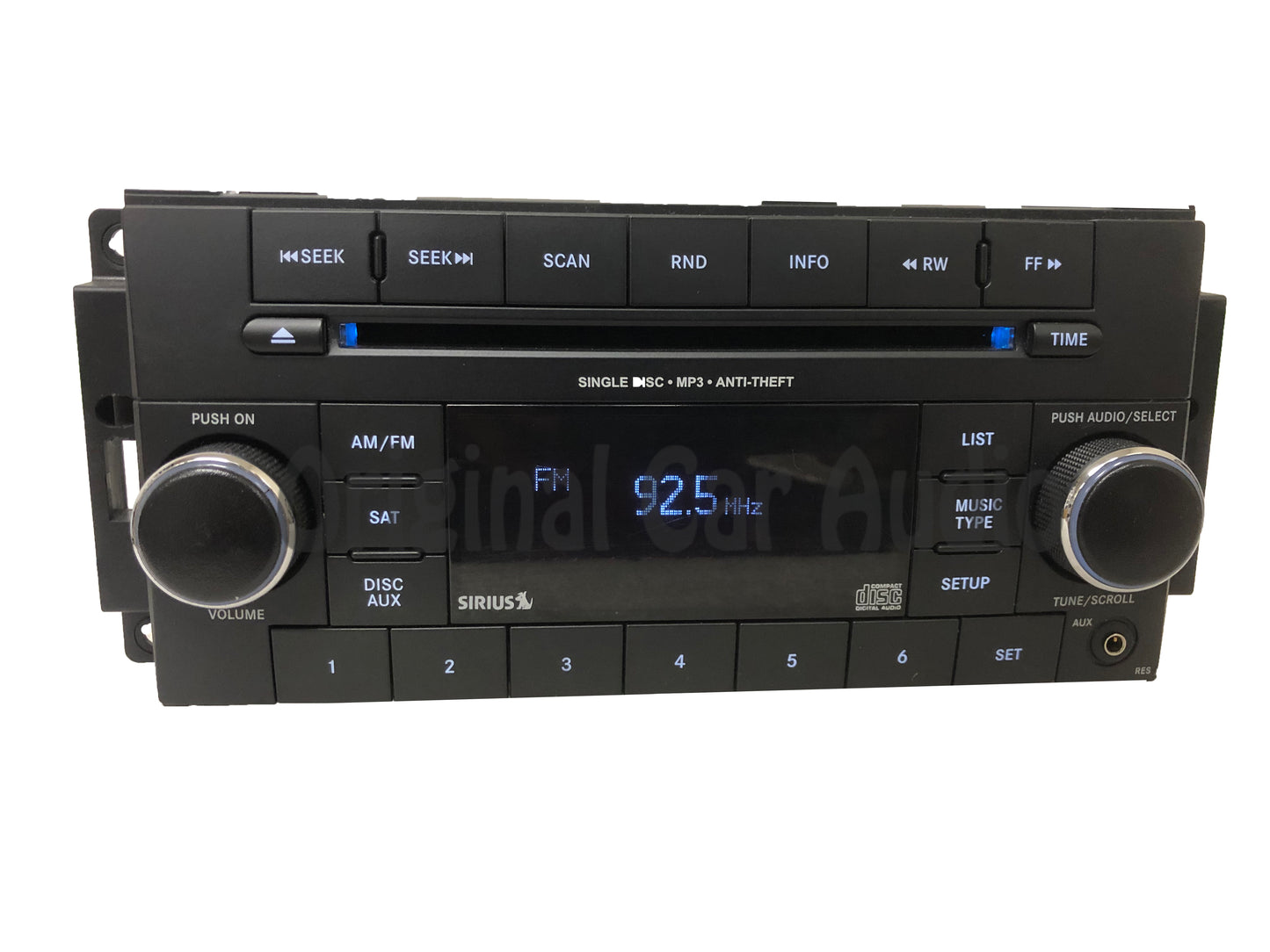 2007 - 2019 Chrysler Jeep Dodge OEM AM FM Radio CD Player RES BLUE