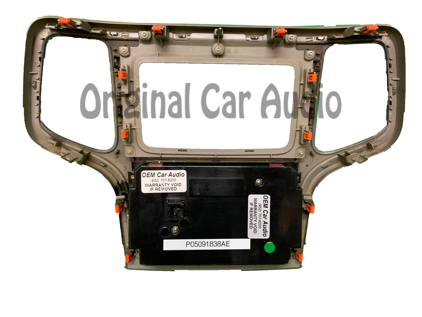 2014 - 2016 Jeep Grand Cherokee OEM 5" Touch Screen Radio Bezel Dual Zone Climate Control PANEL ONLY