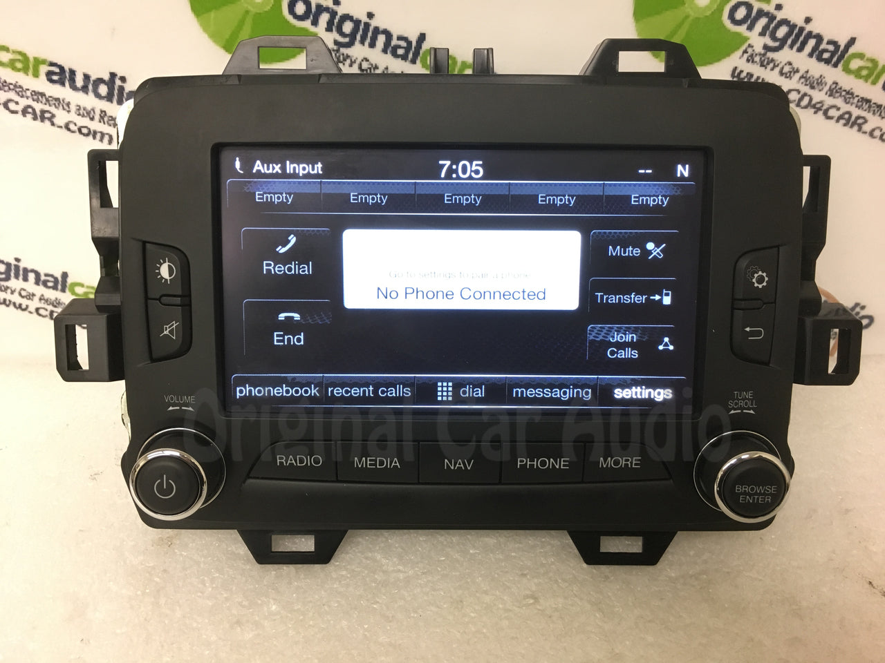Refurbished 2015 - 2017 Jeep Renegade OEM VP4 NA Touch Screen Navigation Receiver VP4 NA w/ SDARS
