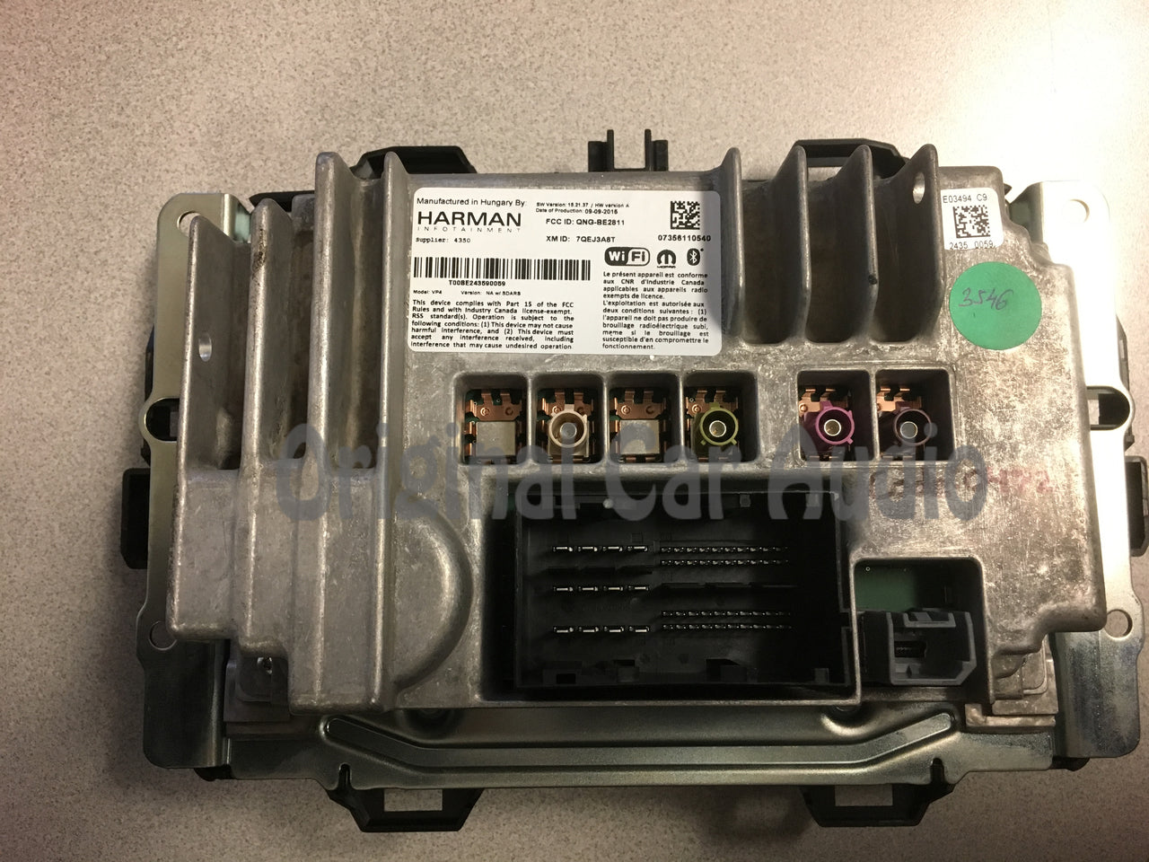Refurbished 2015 - 2017 Jeep Renegade OEM VP4 NA Touch Screen Navigation Receiver VP4 NA w/ SDARS