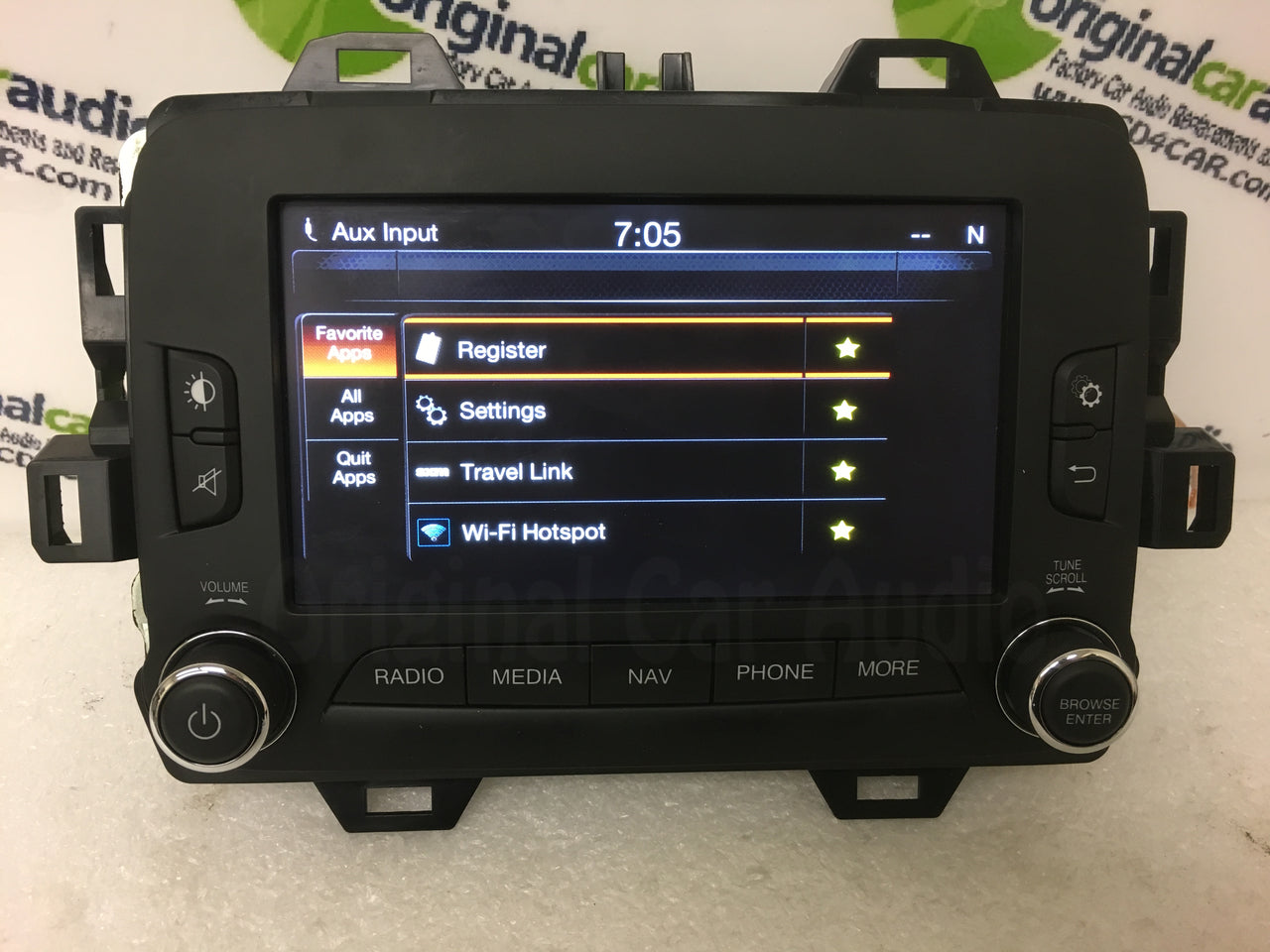 Refurbished 2015 - 2017 Jeep Renegade OEM VP4 NA Touch Screen Navigation Receiver VP4 NA w/ SDARS