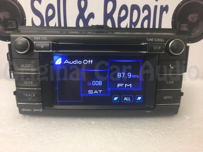 Refurbished 2013 2014 2015 Toyota Rav4 OEM AM FM Entune Touch Screen Bluetooth Unit 100072