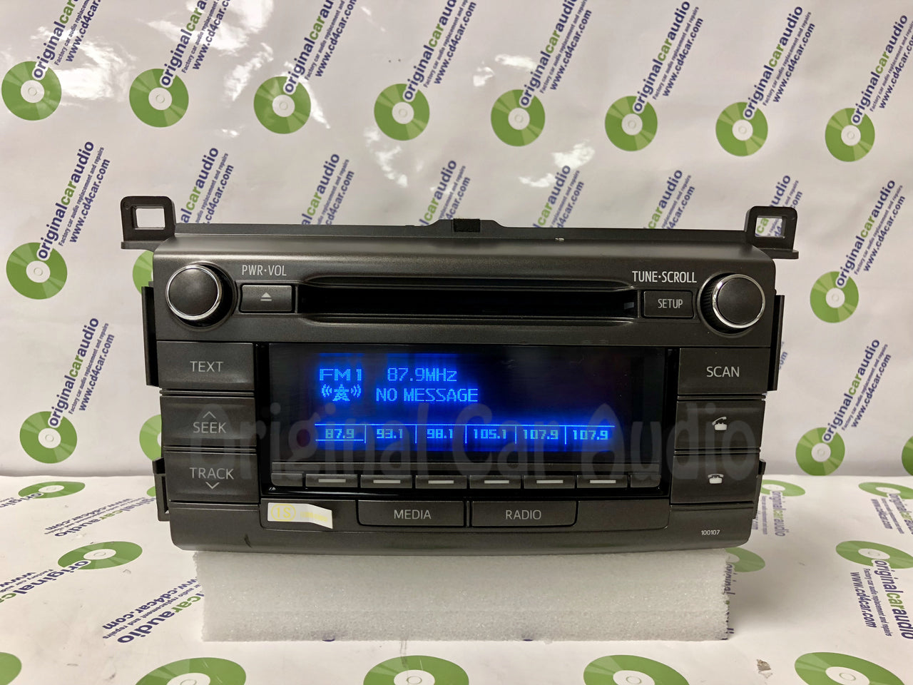 2013 - 2016 Toyota Rav4 OEM Single CD AM FM Bluetooth Media Radio Receiver